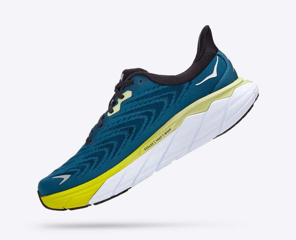 Montrose Ca Walking And Running Hoka Mens Arahi 6 Wide-Blue Graphite / Blue Coral (1123196-BGBCR)