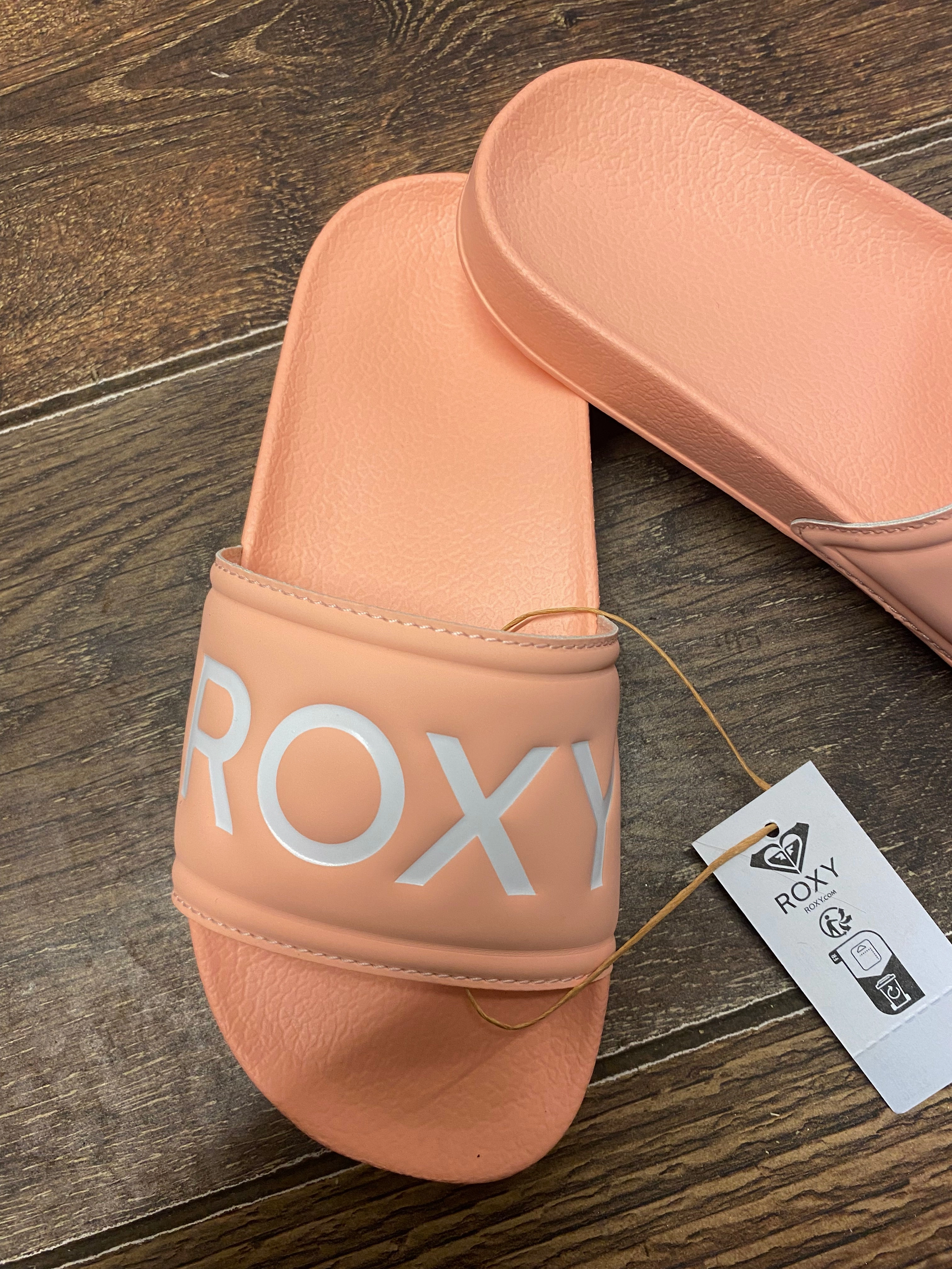 Horror Flip Flops Roxy Girls Coral Slippy Sliders