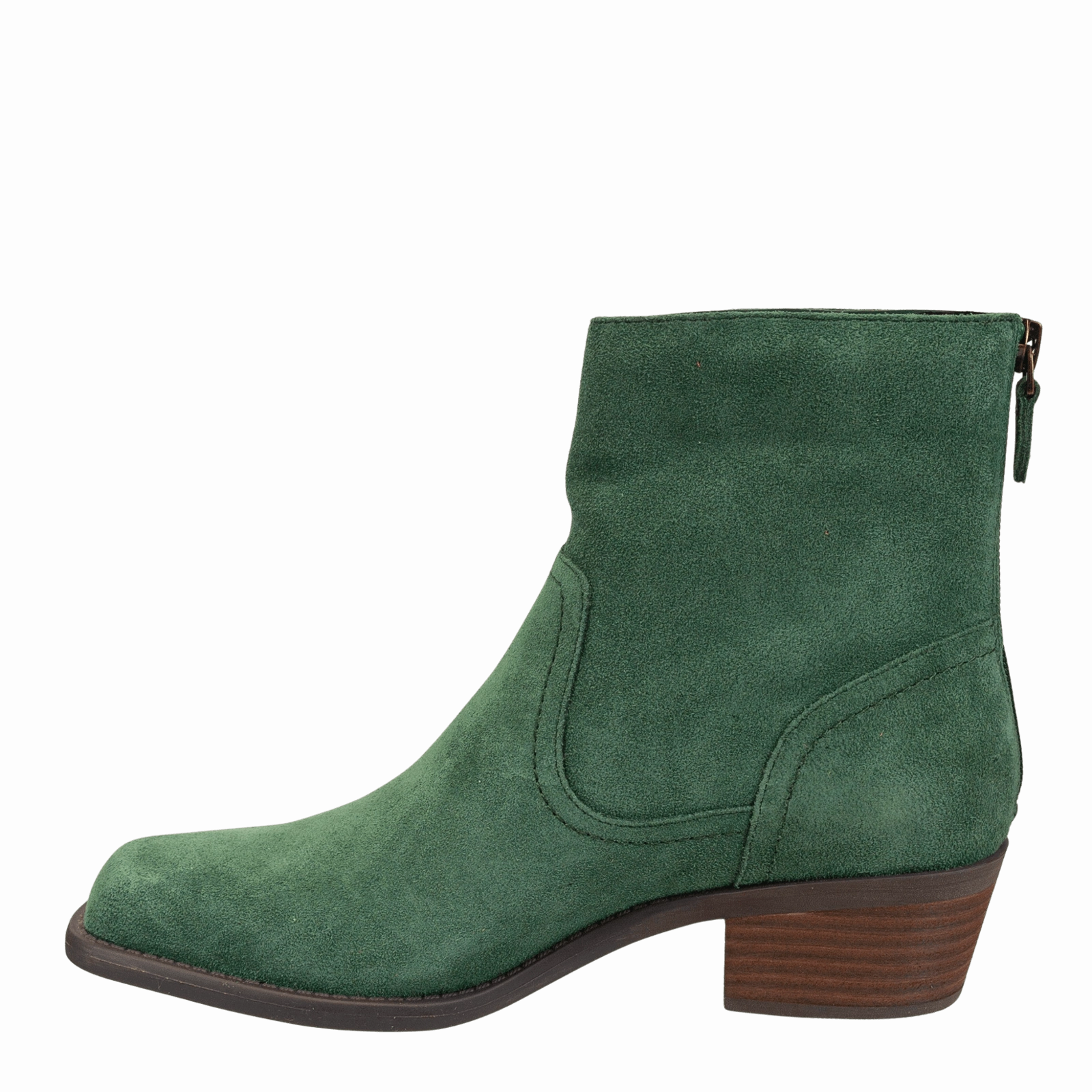 HOMESTEAD in DARK GREEN Heeled Ankle Boots Quality Ankle Boots