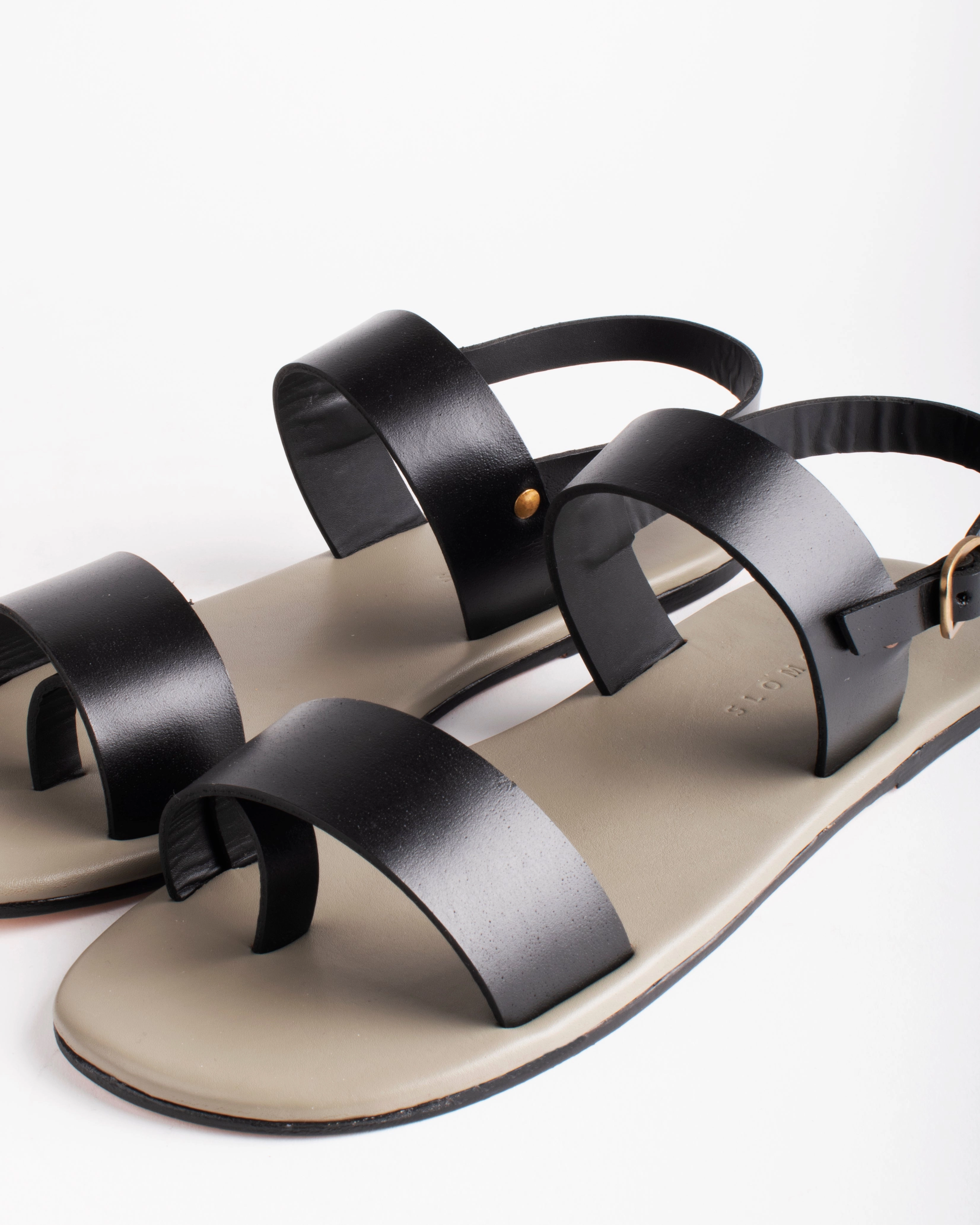 Horizontal Dual Strap Sandals Sandals Grenada Map