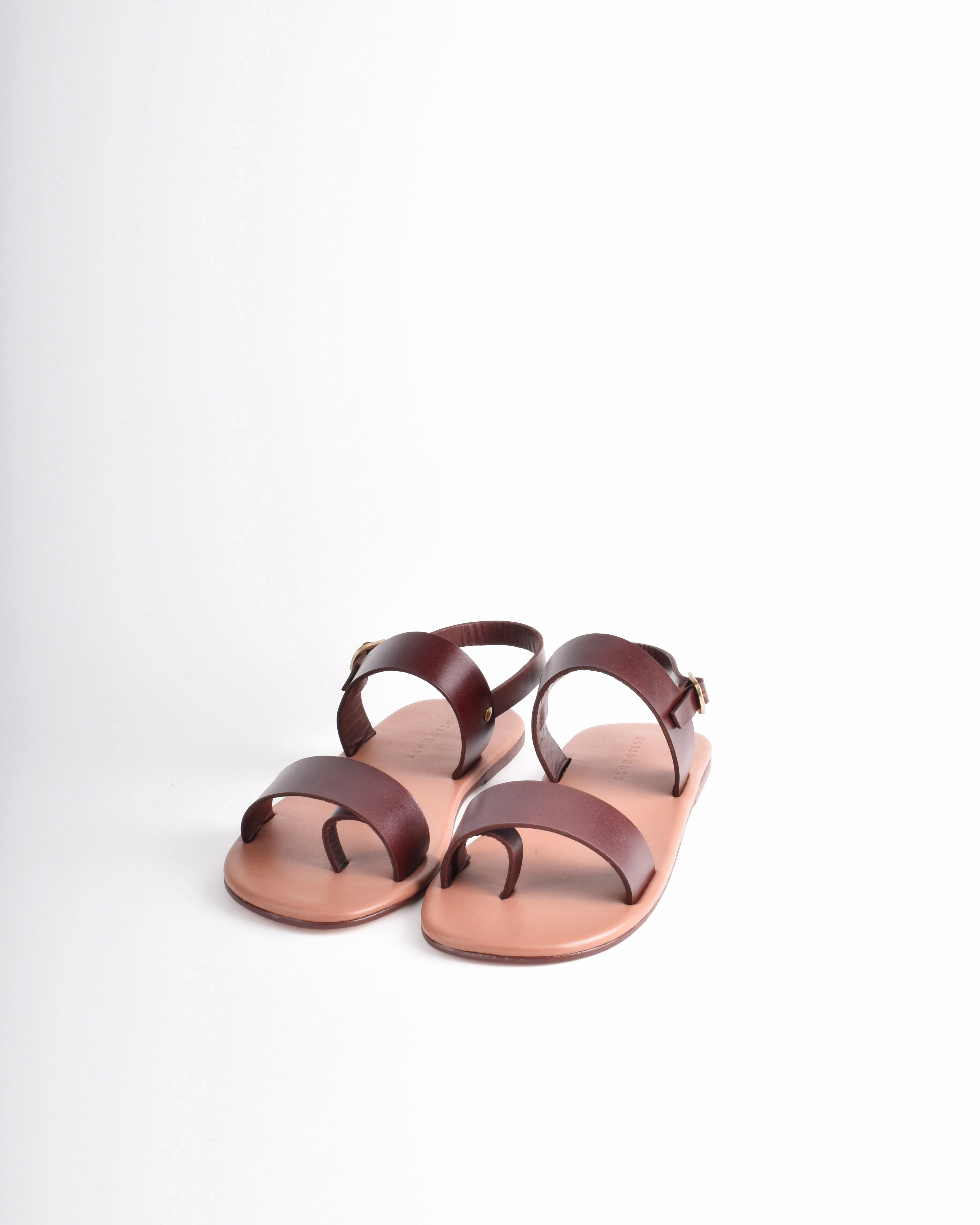 Horizontal Dual Strap Sandals Sandals That Are Good For Your Feet