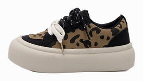 Best Hiking Shoes Companies HUANQIU Height Increasing Slip Resistant Low top Skateboard Shoes Women's Beige Black