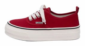 Mud Hiking Shoes HUANQIU Lightweight Balance Low Top Canvas Shoes Women's