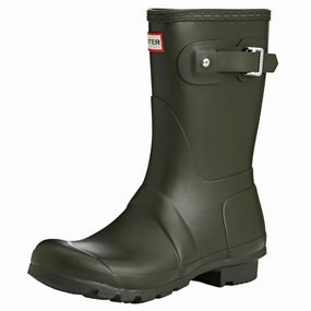 Hunter Original Rubber Women's Short Wellington Boots Ganni Rain Boots Sale