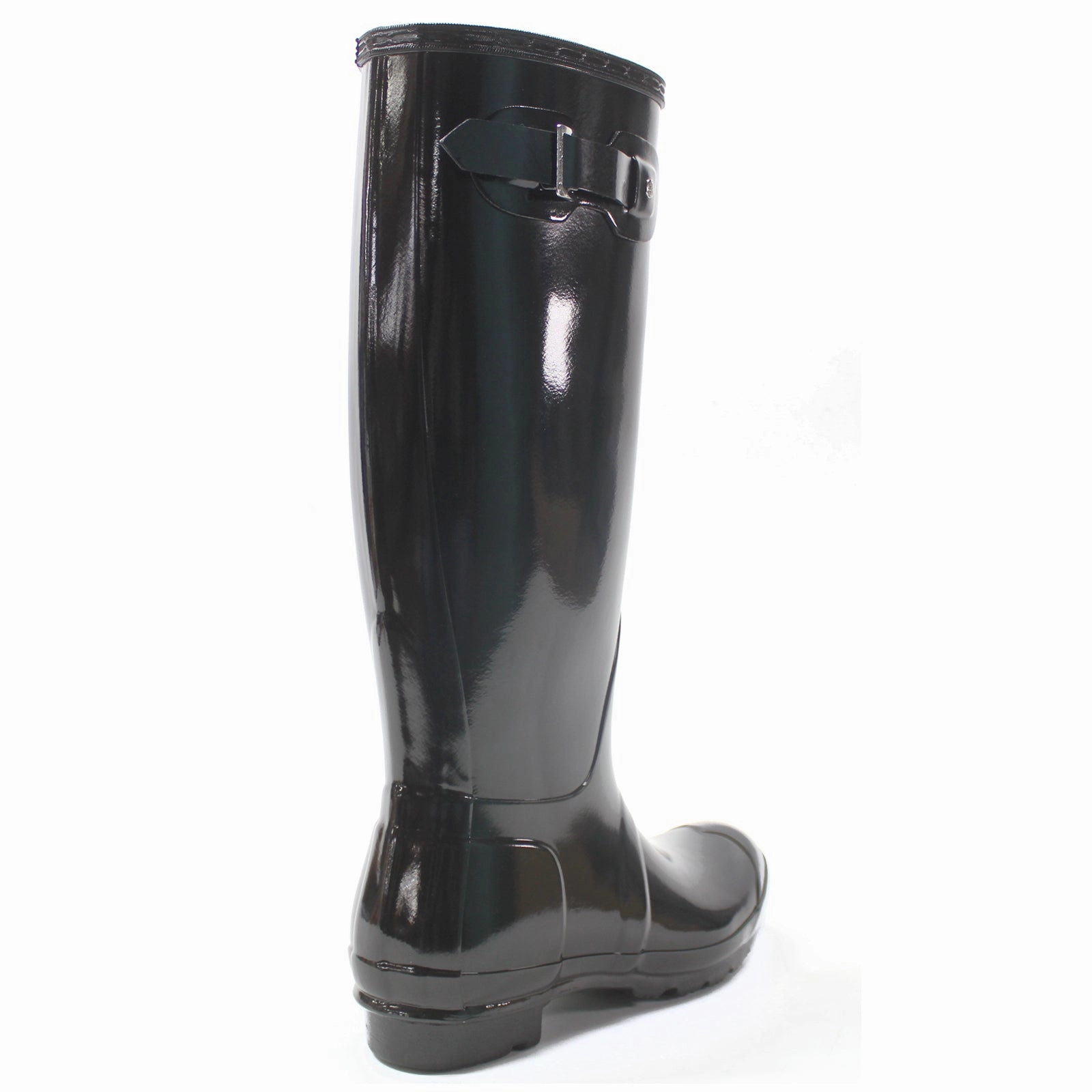 Chooka Rain Boots Review Hunter Original Tall Gloss Rubber Women's Wellingtons Black Boots
