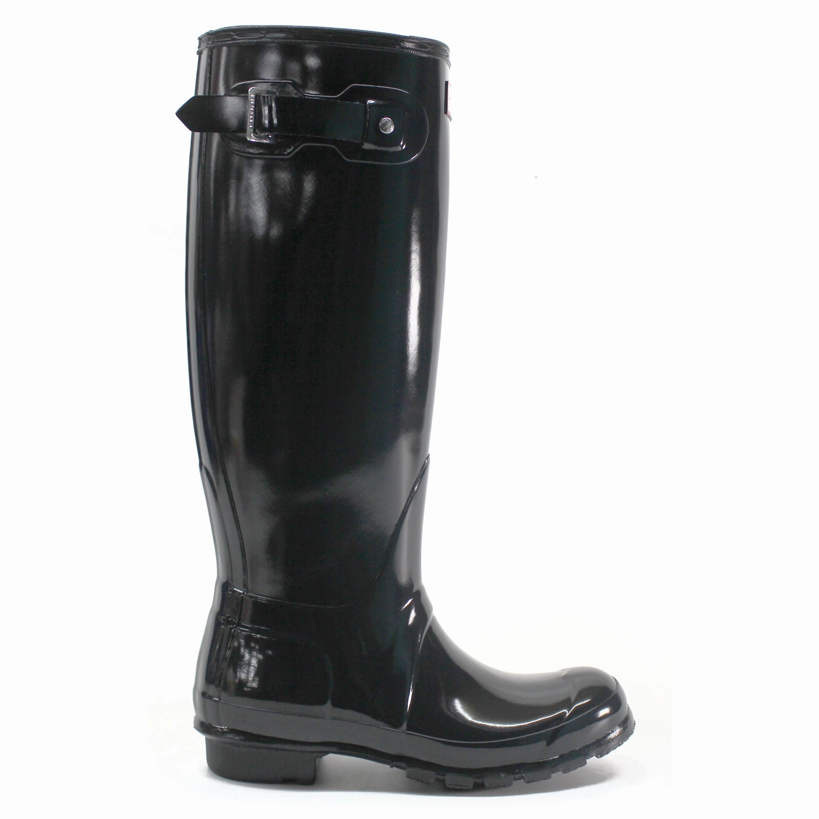 Hunter Original Tall Gloss Rubber Women's Wellingtons Navy Boots Hunter Classic Rain Boots