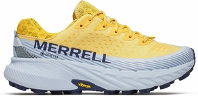 Best Trail Running With Cushioning Merrell Agility Peak 5 Gore-Tex Womens Trail Running Shoes - Yellow