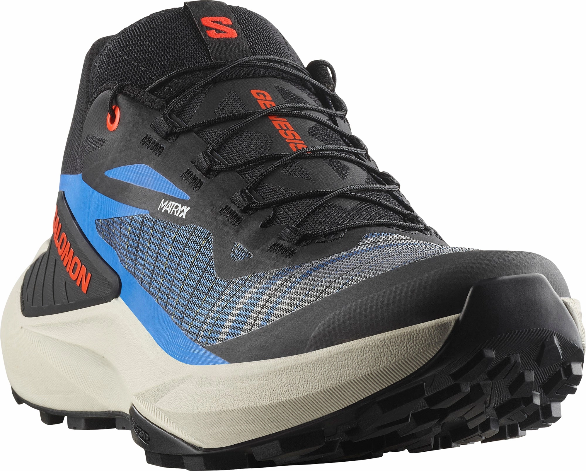 Waterproof Trail Running Shoe Salomon Genesis Mens Trail Running Shoes - Black