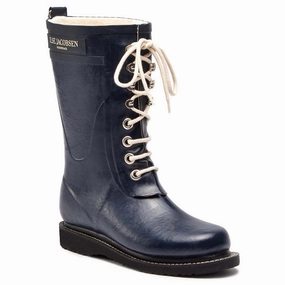 Minnetonka Everett Snow Boot Ilse Jacobsen Rub15 Rubber Women's Mid Calf Dark Indigo Boots