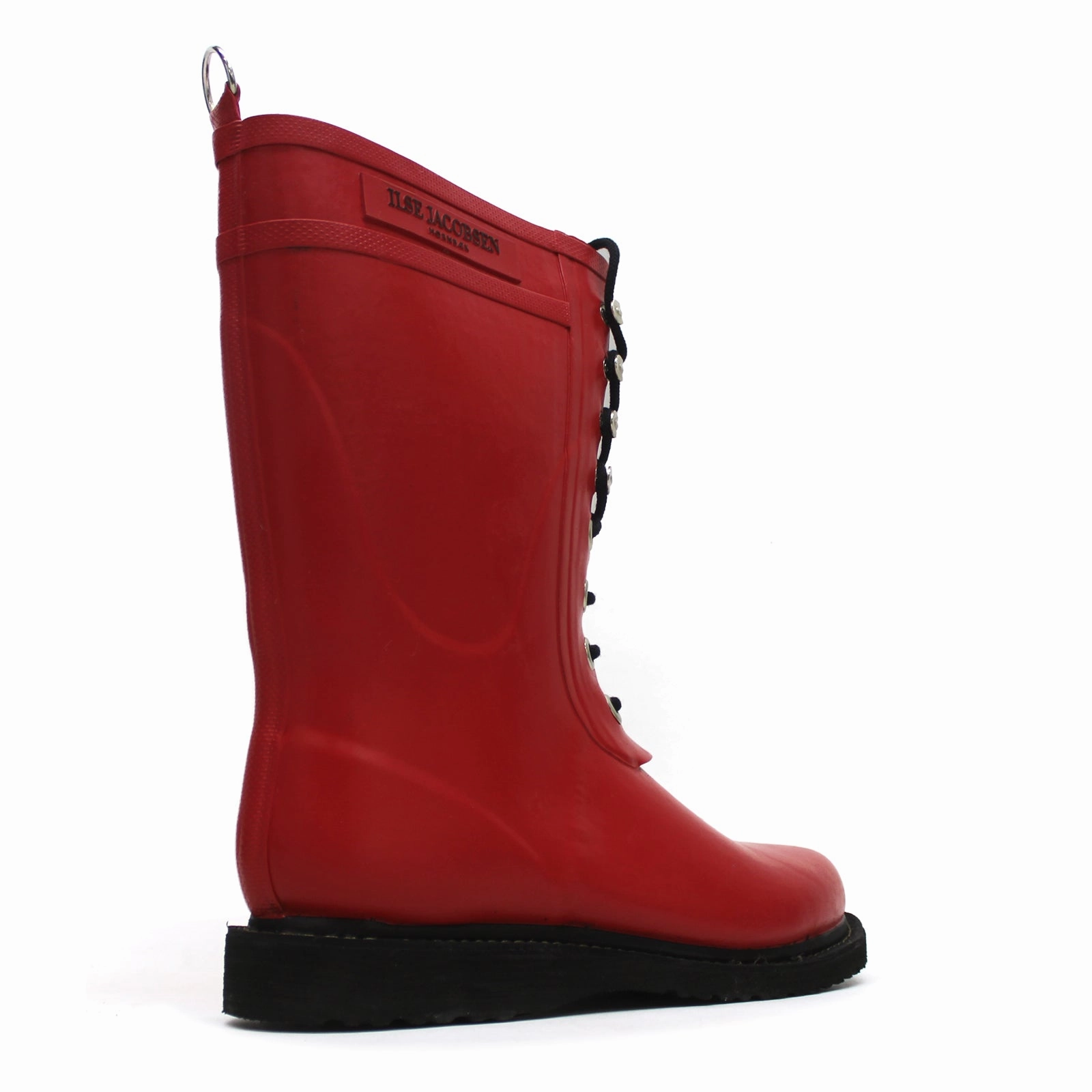 Allcast Rain Boots Ilse Jacobsen RUB15 Rubber Women's Mid Calf Red Boots