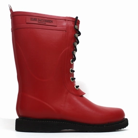 Sorel Chelsea Rain Boot Ilse Jacobsen RUB15 Rubber Women's Mid Calf Red Boots