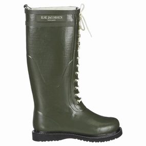 Ilse Jacobsen Rub1 Rubber Women's Army Calf Length Boots Hsn Snow Boots