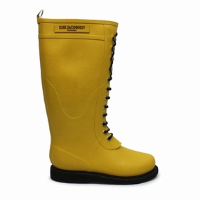 Sperrys Snow Boots Ilse Jacobsen Rub1 Rubber Women's Cyber Yellow Calf Length Boots