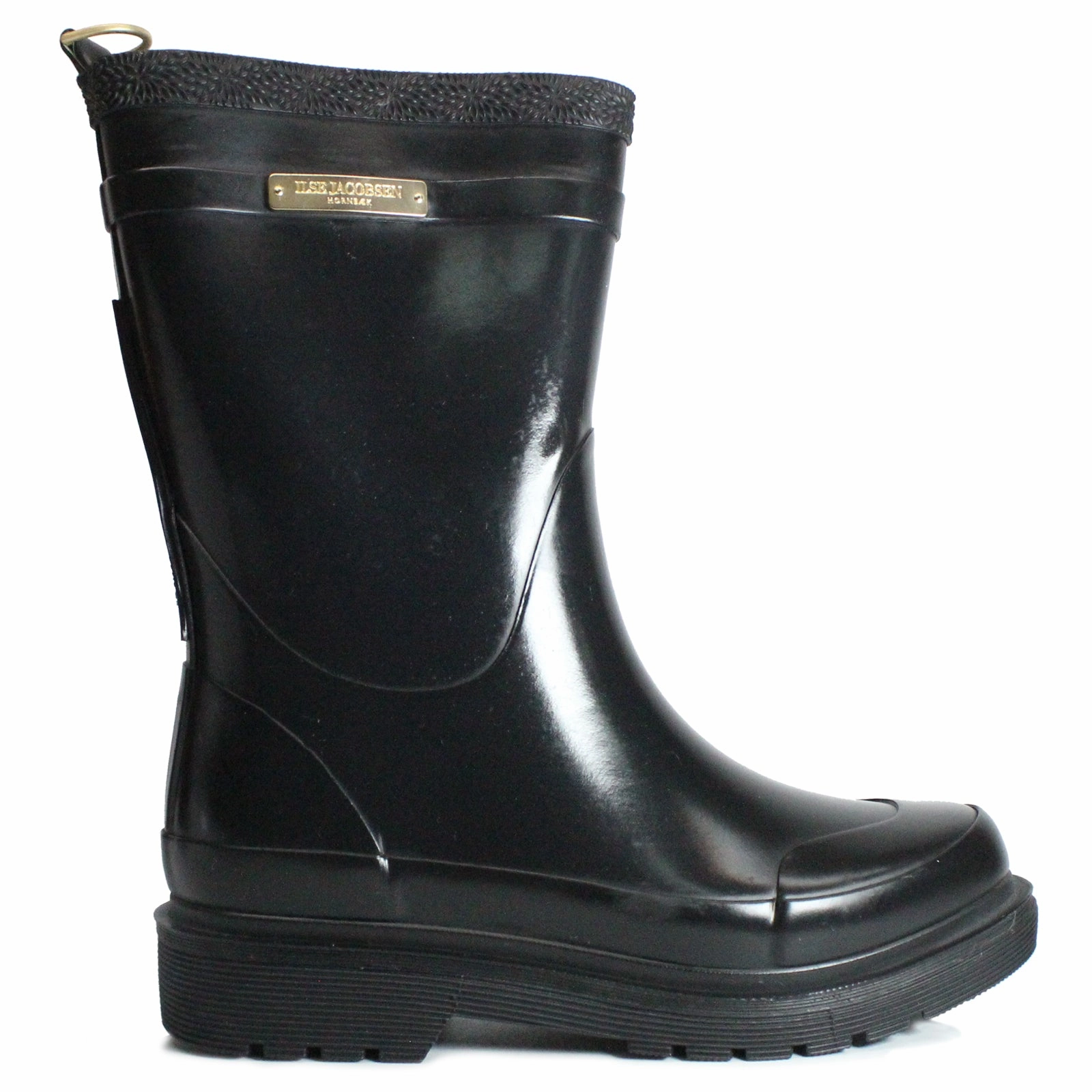Ilse Jacobsen Rub300 Rubber Women's Mid Calf Black Boots Redwing Boots For Snow