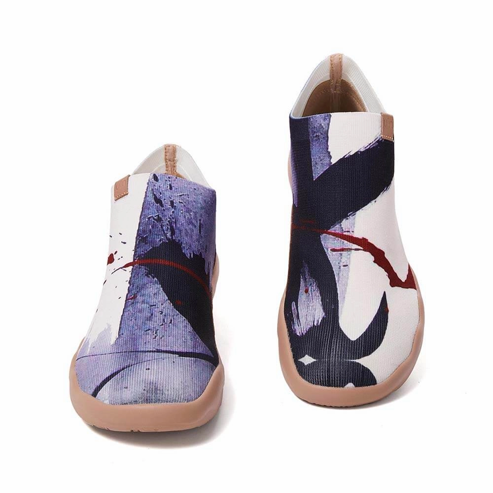 Ink Marks Thong Sandals With Heels