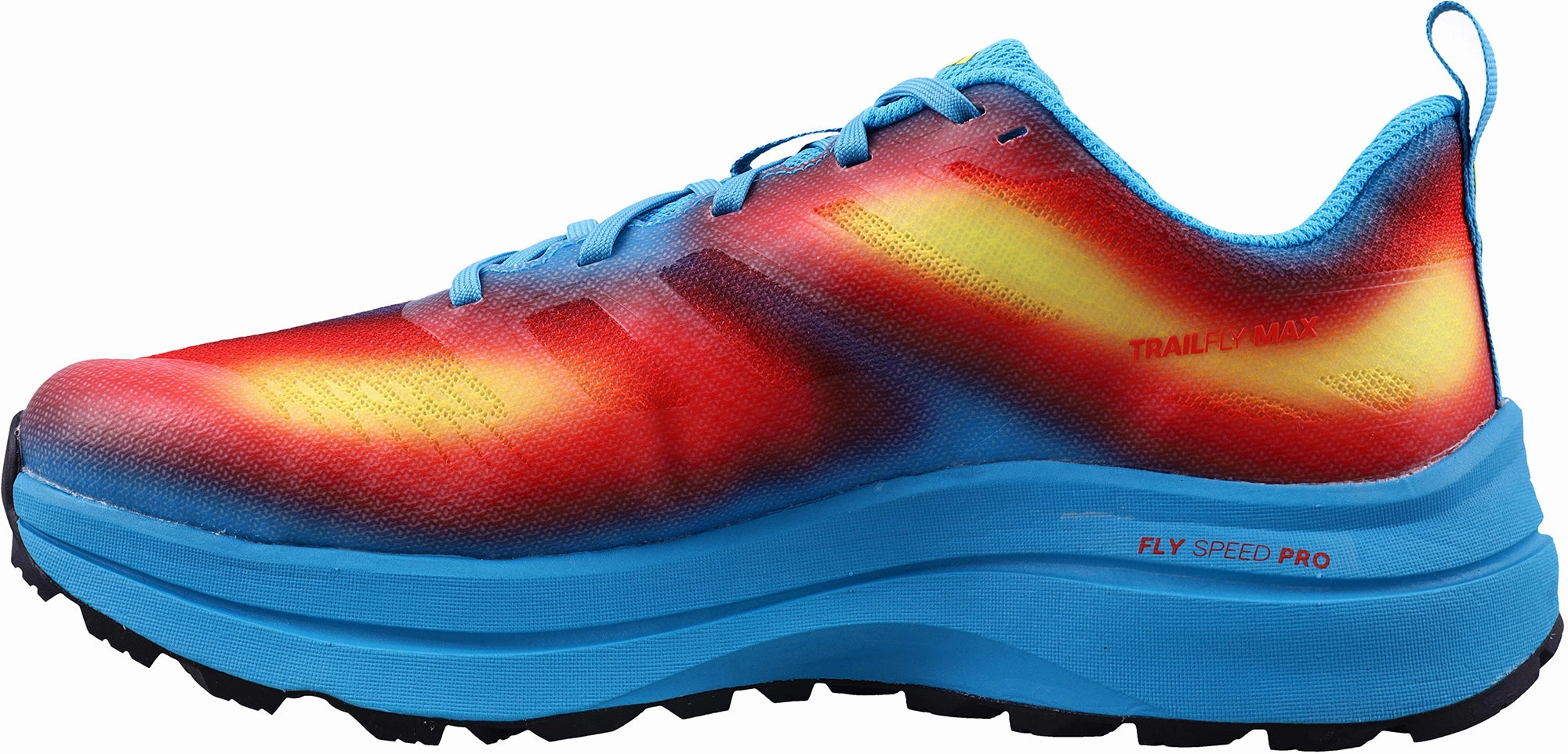 Spike Trail Running Shoes Inov8 TrailFly Max Mens Trail Running Shoes - Blue