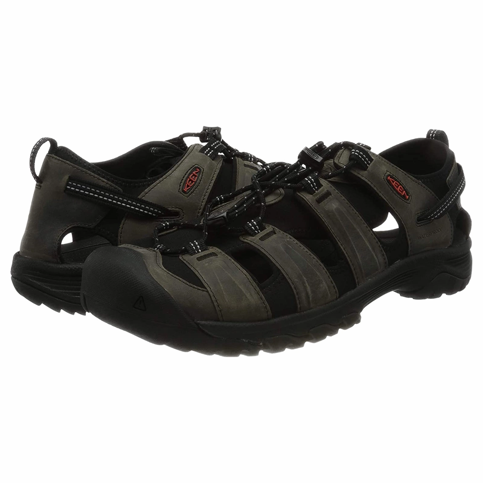 Keen Targhee III Faux Leather Men's Sandals - UK 7.5 - US 8.5 Men - EU 41 Bridal Sandals Flat
