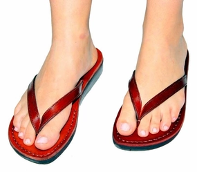 Jerusalem flip flops | model 23 Metallic Sandals Heels