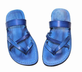 Jerusalem Leather Sole  $20 Flip Flop model 4 Sandals Ochi Map