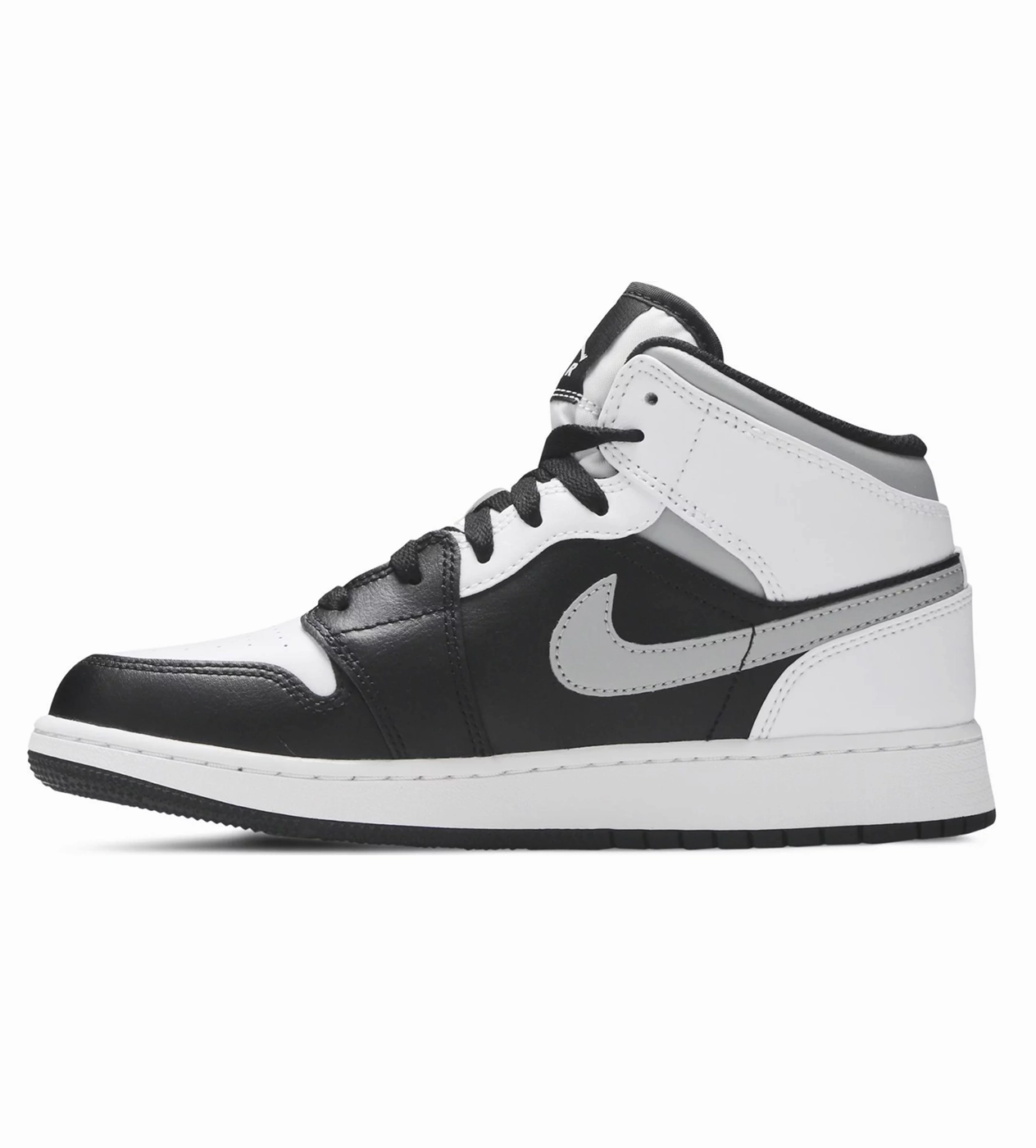 Nike Prefontaine Shoes Jordan 1 Mid 'White Shadow' (GS)