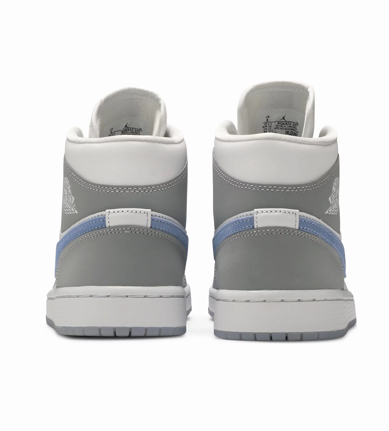 Best Nike Shoes For Exercise Jordan 1 Mid 'Wolf Grey Aluminum'
