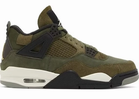 Steve Nash Nike Shoes JORDAN 4 RETRO SE CRAFT MEDIUM OLIVE (PS)