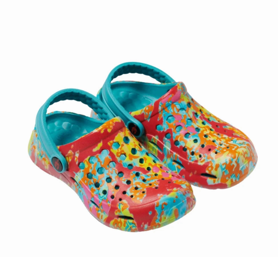 Keen Clogs Clearance Joybees Boys Active Clogs - Kryptek Loki/Baltic