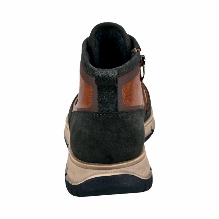 Bugatti Samper 341-AC239-5000-6300 Mens Cognac Zip & Lace Ankle Boots Chained Ankle Boots