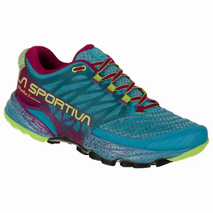 La Sportiva Akasha II Shoes (Women's) Topaz/Red Plum Most Popular Trail Running Shoes