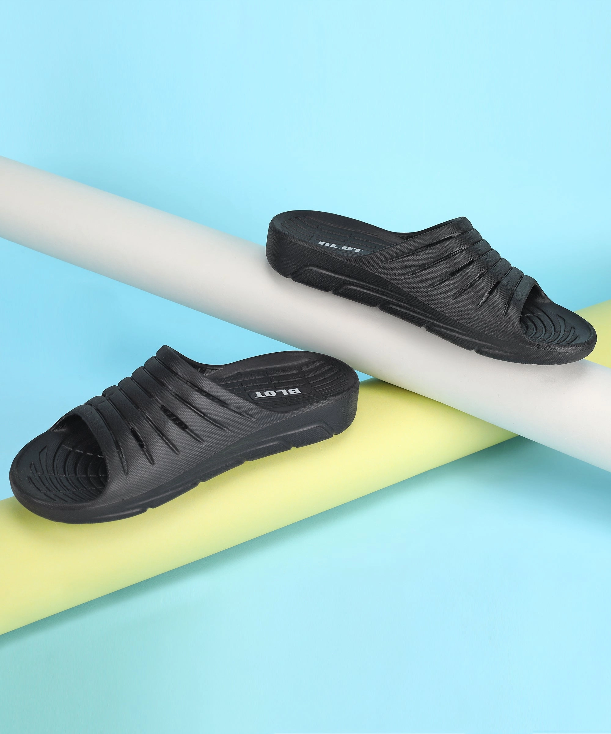 Paragon Blot K10910G Men Casual Sliders | Stylish Trendy Lightweight Slides | Casual & Comfortable Slippers | For Everyday Use White Wedding Flip Flops