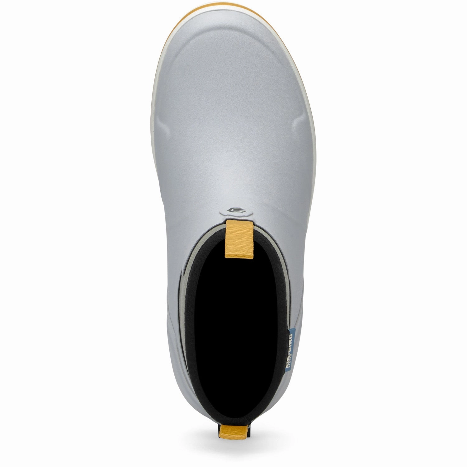 Metal Trim Block Heel Ankle Boots Lacrosse Mens Alpha Deck Wild Dove Rubber Ankle Boots