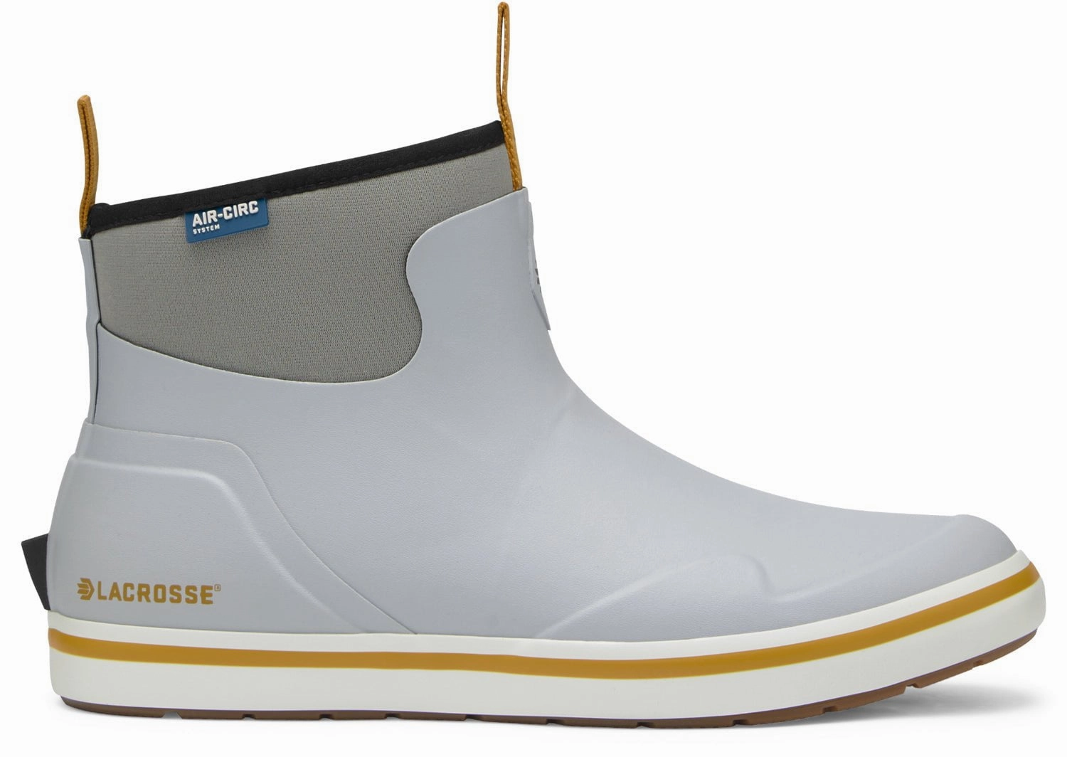 Elevated Ankle Boots Lacrosse Mens Alpha Deck Wild Dove Rubber Ankle Boots