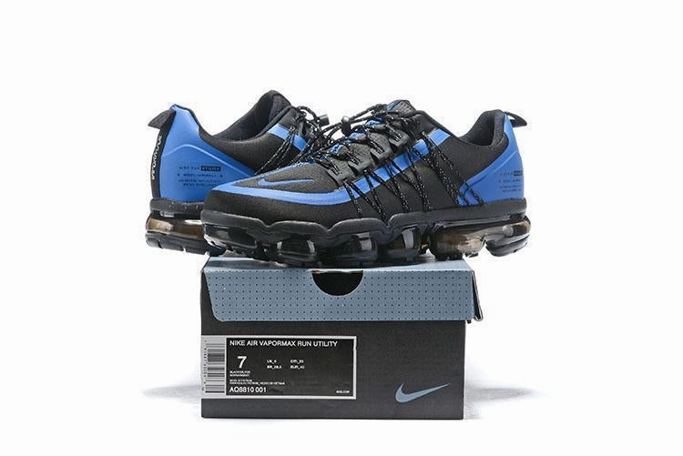 Nike Air Vapormax Run Utility Blue Black Shoes Sneakers Men Sale Size US 7, 8, 8.5, 9, 10, 11 Nike React Phantom Run Flyknit Road Running Shoes