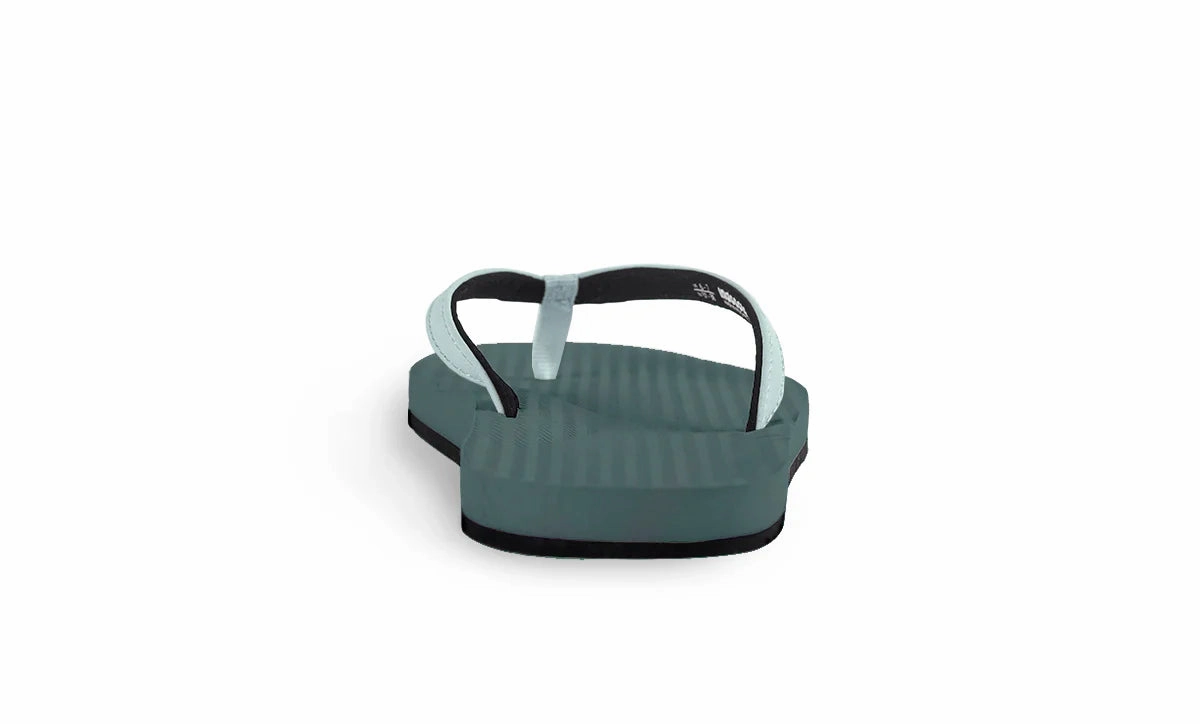 Foam Bottom Flip Flops LEAF/LEAF LIGHT | THE ESSNTLS TIRE SOLE - Indosole