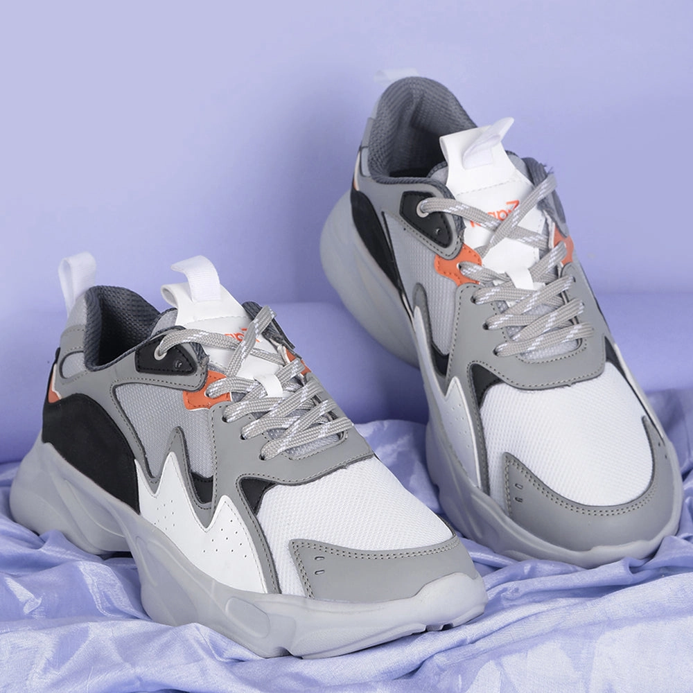 For Flat Feet Best Walking Leap7x Casual White Lacing Shoes For Men JOSE-1E By Liberty