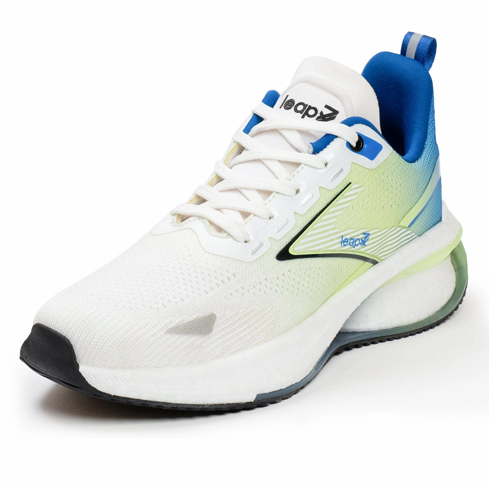 Leap7x Parrot Green Sports Lacing Running Shoes For Men MOSCOW-6 By Liberty Reebok Vs Fila For Gym Training Shoes