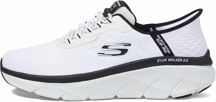 Skechers Men's D'lux Walker 2.0 Rezinate Hands Free Slip-in Sneaker The Most Comfortable Walking Shoes