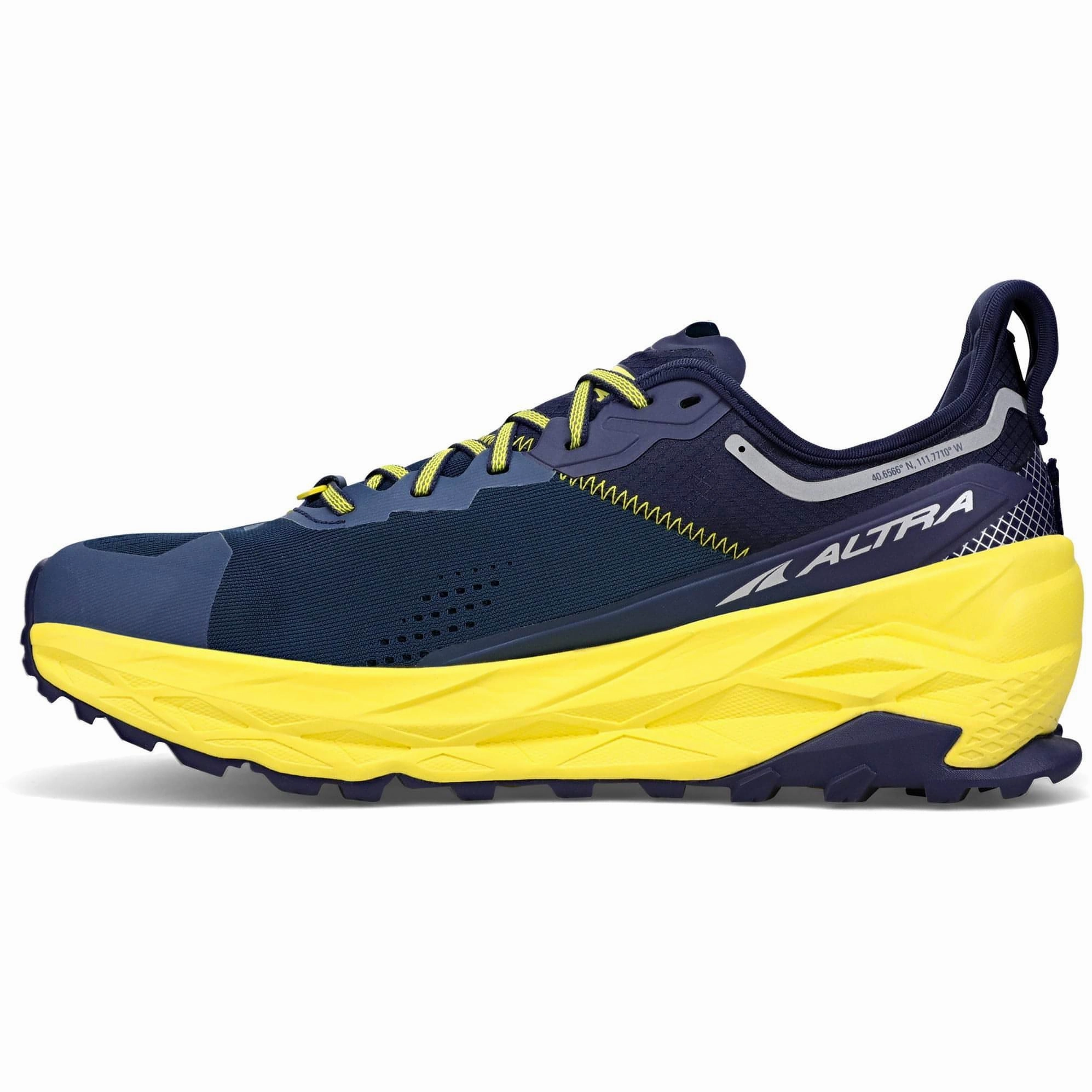 Altra Olympus 5 Mens Trail Running Shoes - Navy Timp Trail Shoe