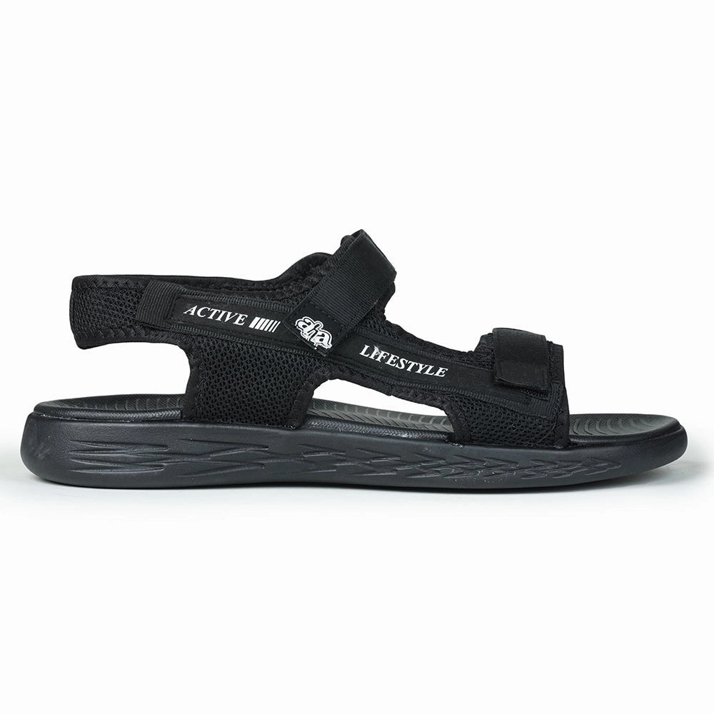 Zoriz Golf Sandals A-HA Casual Black Sandals For Men IMPACT-8 By Liberty