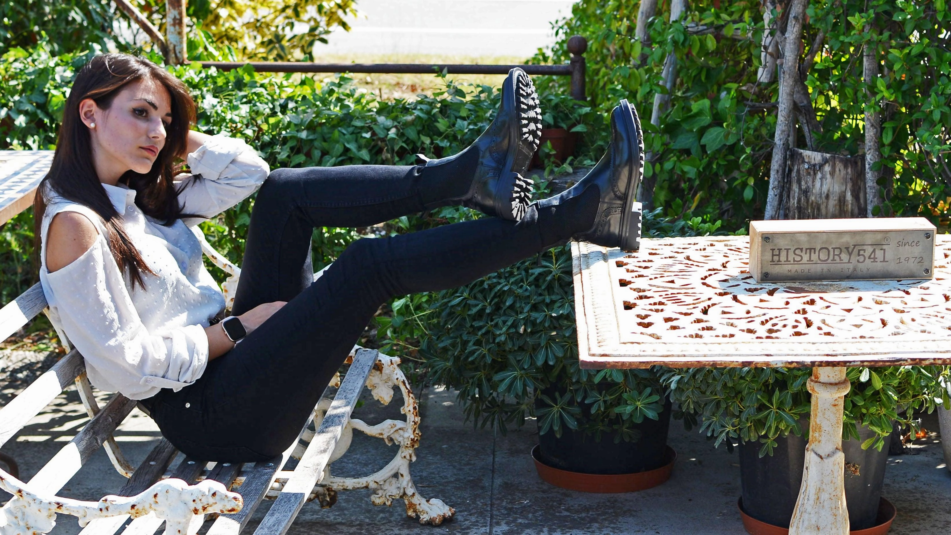 Bonnie Leather Ankle Boots BRIDGE L03 - Davis BLACK