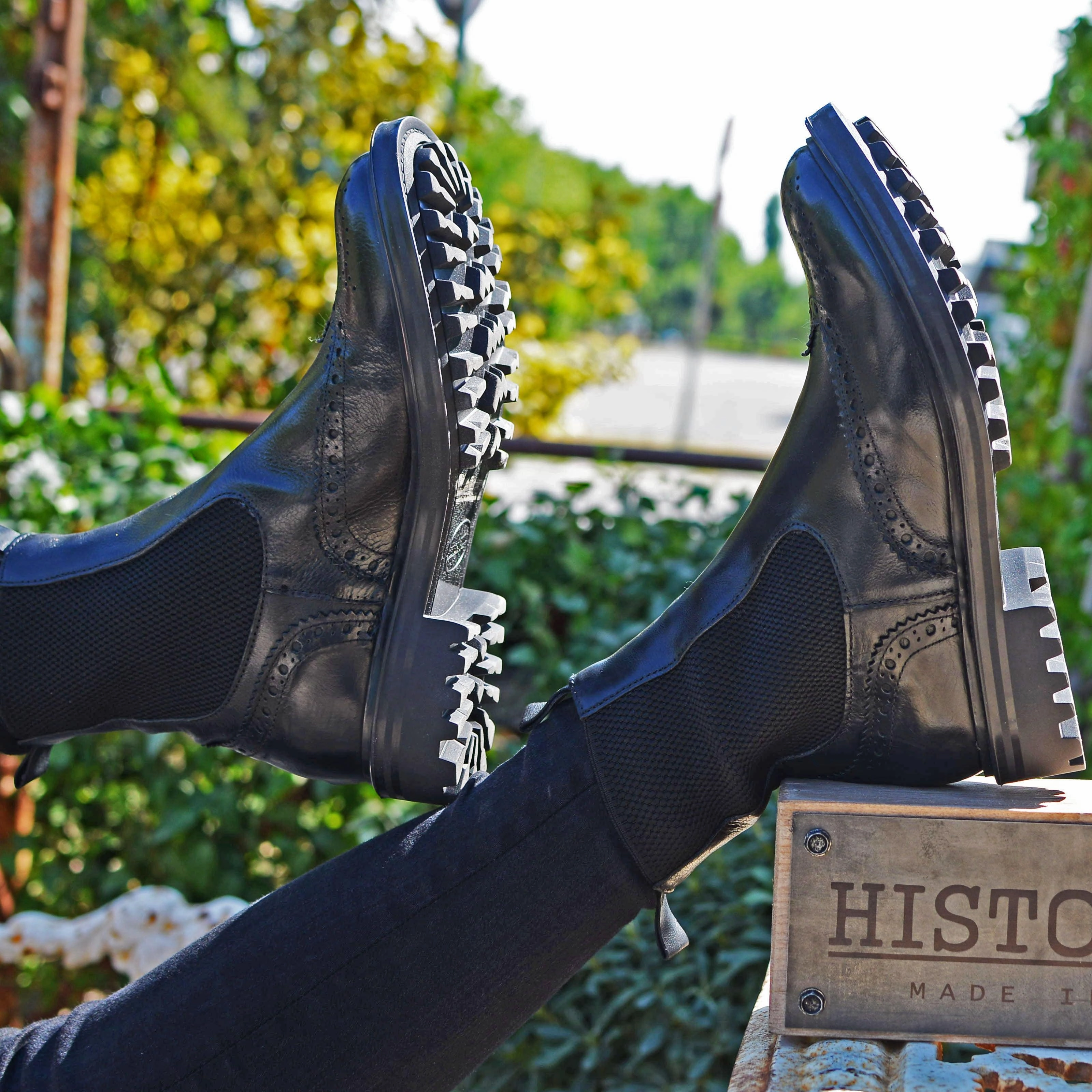 BRIDGE L03 - Davis BLACK Ankle Boots Rubber