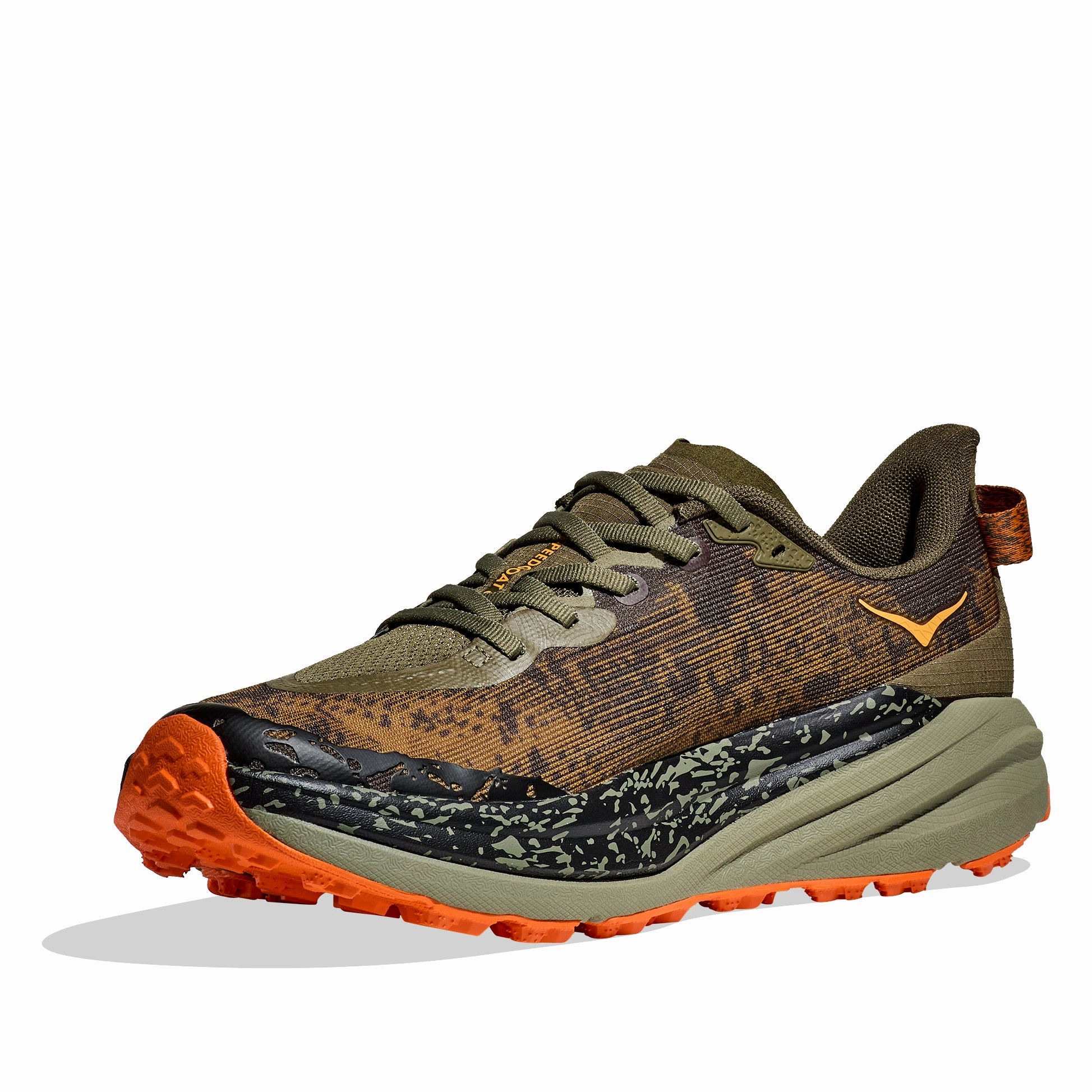 Hoka Men's Speedgoat 6 Wide Fit Trail Running Shoes Antique Olive / Squash Minimalist Trail Shoe