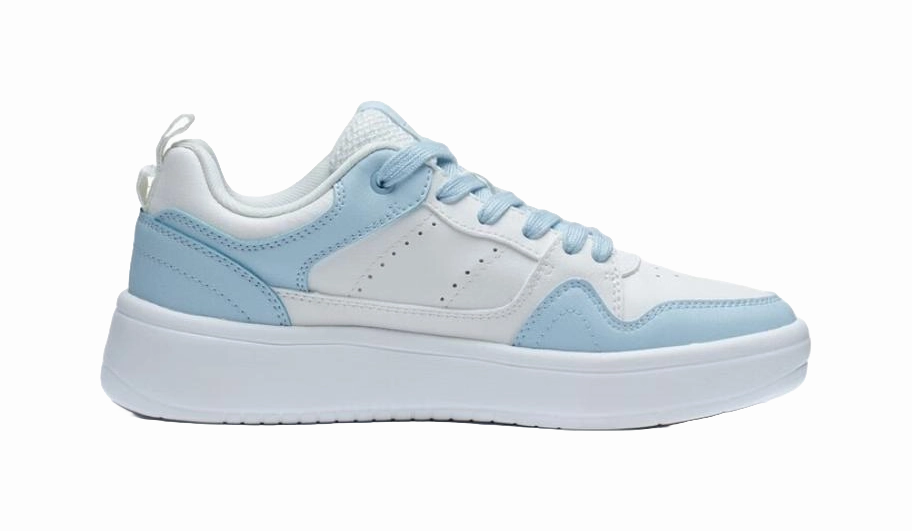 Best Hiking Shoes For Steep Terrain LiNing Line 2.0 At The Beginning Slip Resistant Abrasion Resistant Low top Skateboard Shoes Women's White Blue