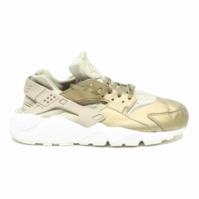 Caitlyn Clark Nike Shoes NIKE Air Huarache Womens Trainers Footwear Gold Beige Synthetic UK 7 Comfortable