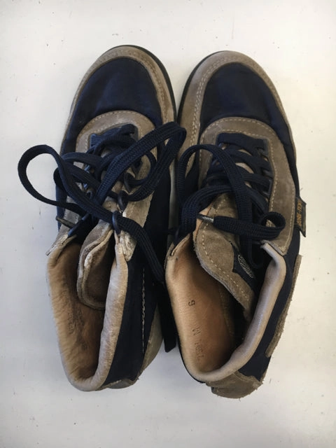 Used Vasque grey/blue Womens 6 Hiking Boots Zero Drop Hiking Boot