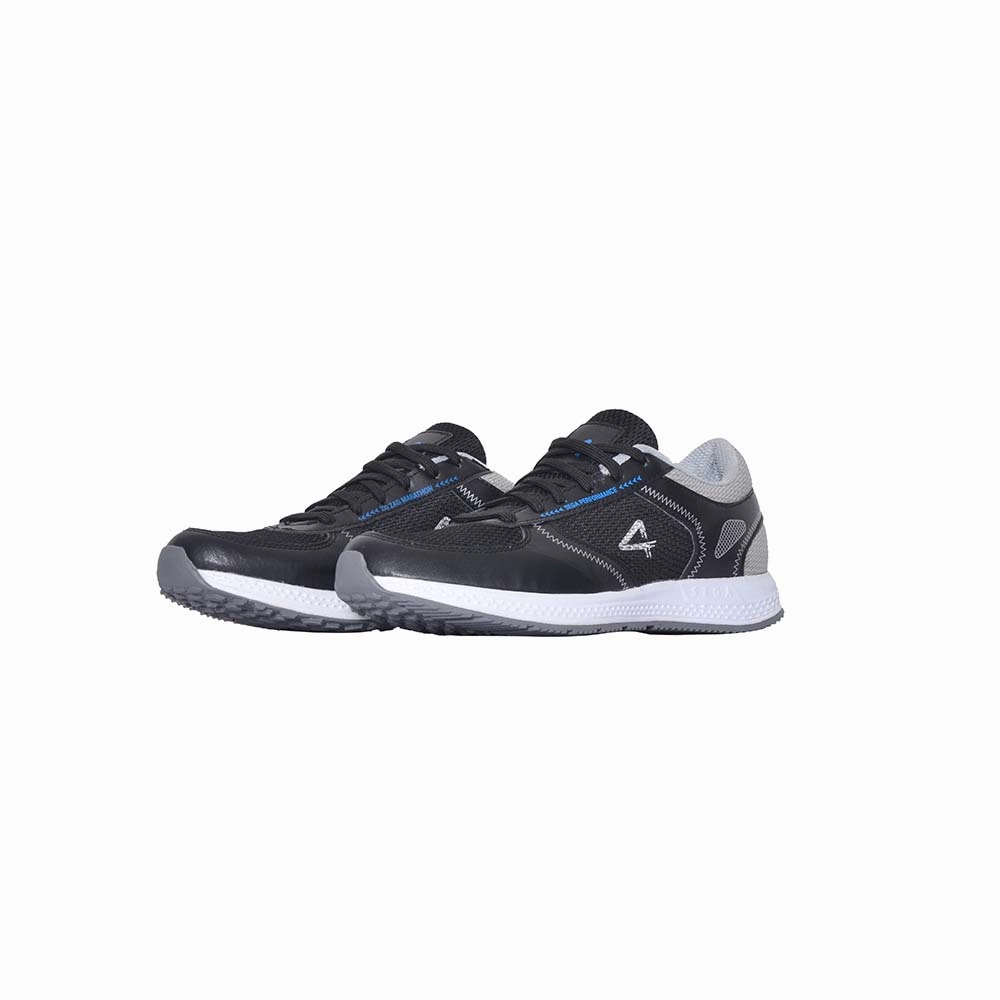 Good Running Workout Shoes Sega Marathon Speed Running Shoes (Black/LightGrey)