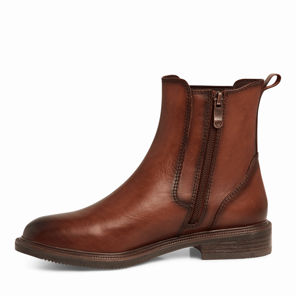 Ankle Support Hiking Boots Marco Tozzi Womens Boot 2-25305-45 Cognac