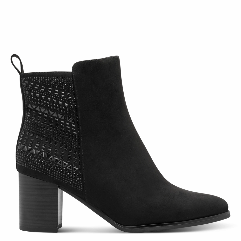 Marco Tozzi Womens Boot 2-25336-45 Black Socks Ankle Boots