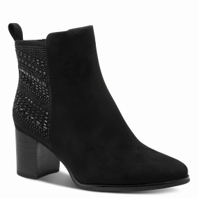 Very Soft Leather Ankle Boots Marco Tozzi Womens Boot 2-25336-45 Black