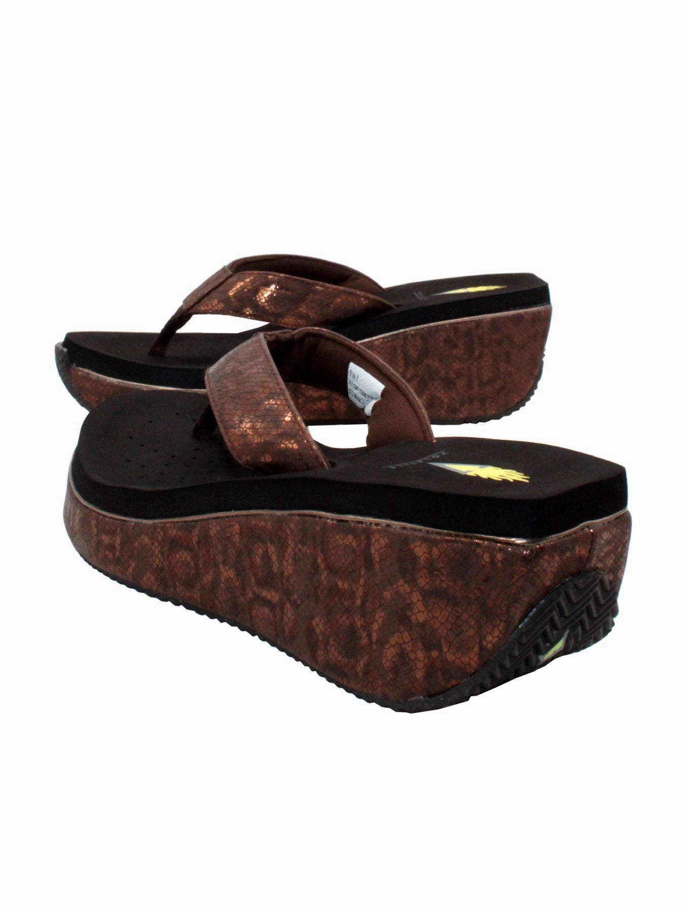 VOLATILE Women's Frappachino Wedge Sandal Eagsouni Flip Flops